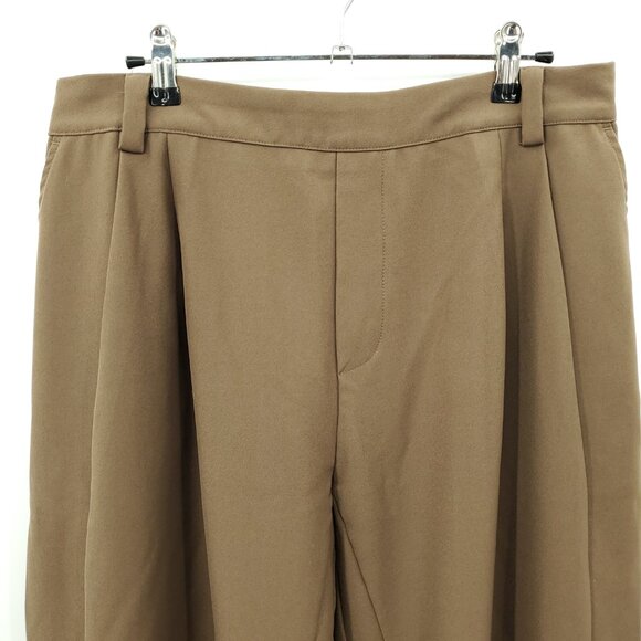 Halara Flex™ Mid Rise Pocket Barrel Leg Work Pants L Partridge Brown - Picture 7 of 16